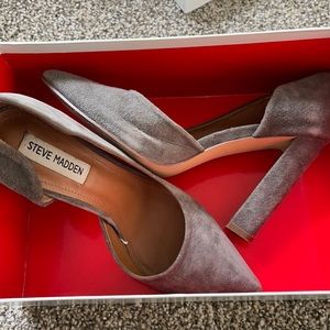 Grey Steve Madden heels